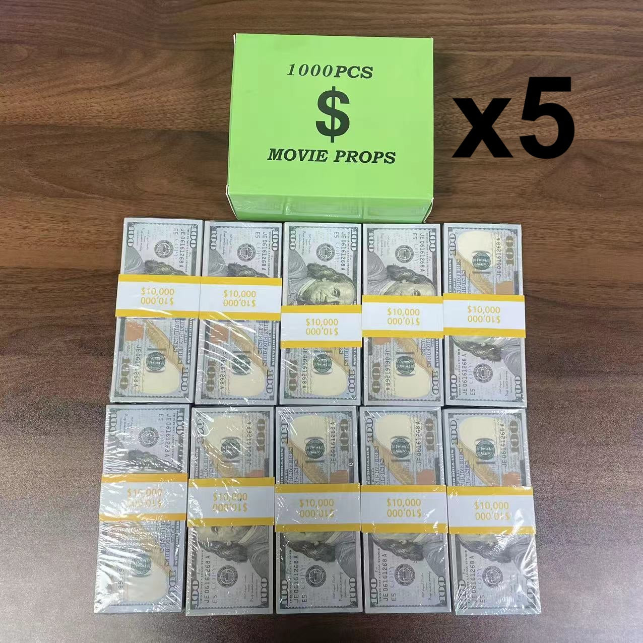 Props Money $100 Bills for Motion Picture, Movie, Videos, Birthday Parties, Weddings, Holiday, Christmas And Halloween