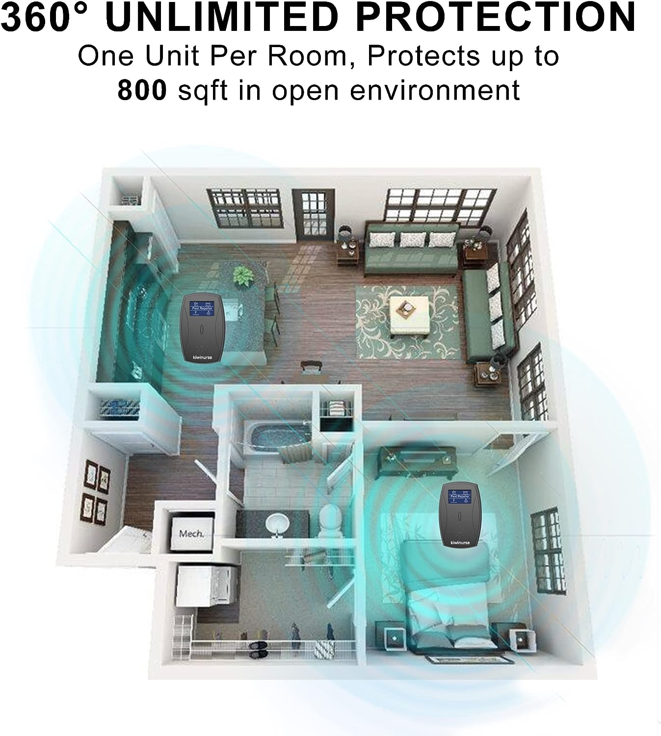 Ultrasonic Pest Repeller 9028