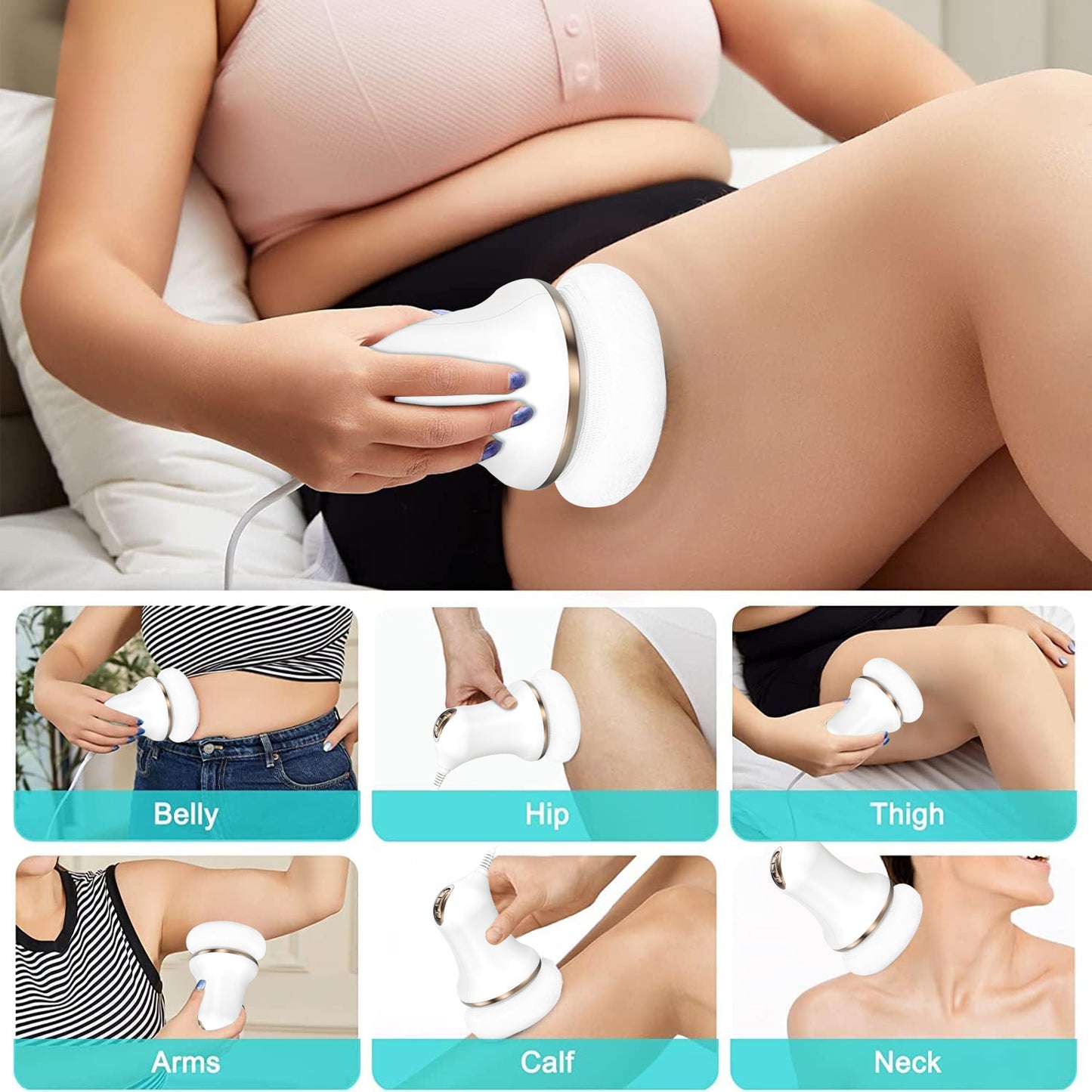 Body Sculpting Machine, 2-in-1 Electric Back Massagers Cellulite Massager
