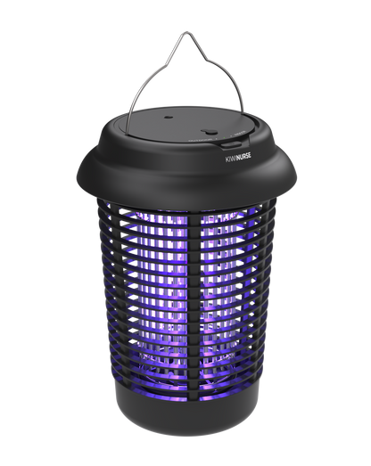 Outdoor electric-grid trap for powered outdoor use (no battery)