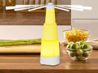 Kiwinurse Fly Fans for Tables - Rechargeable Fly Repellent Fan Indoor Outdoor with Holographic Blades Keep Flies Away for Picnic Patio Home